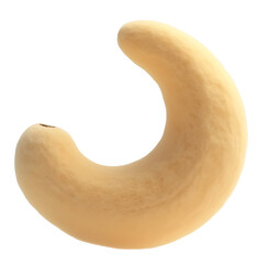 Comforting, smooth, and soft curved form in light brown hue