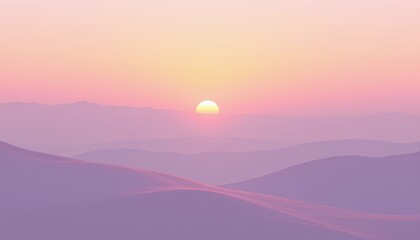 Fototapeta premium a pastel sunrise gradient background a soft dawn inspired gradient of light orange to pastel pink, with subtle grain for depth, featured in soothing social media templates.