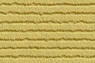 Textured, horizontal lines of a pale gold surface