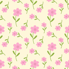 seamless pattern with flowers, fabric pattern, gift wrapping paper, notebook cover, phone case pattern 
