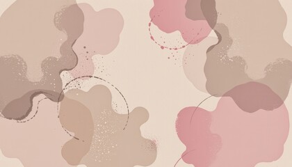 abstract soft pink and beige watercolor background, gentle artistic texture, neutral tones, perfect for design or branding use