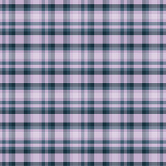 Soft Lavender and Teal Plaid Pattern - Seamless Fabric Texture