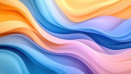 Abstract Colorful Wavy Pattern Background