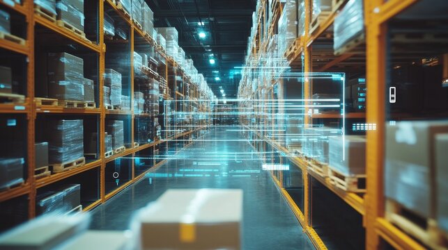 Smart warehouse management system using augmented reality technology - Powered by Adobe
