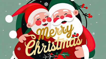 Festive Santa Claus Illustrations for a Joyful Christmas Season