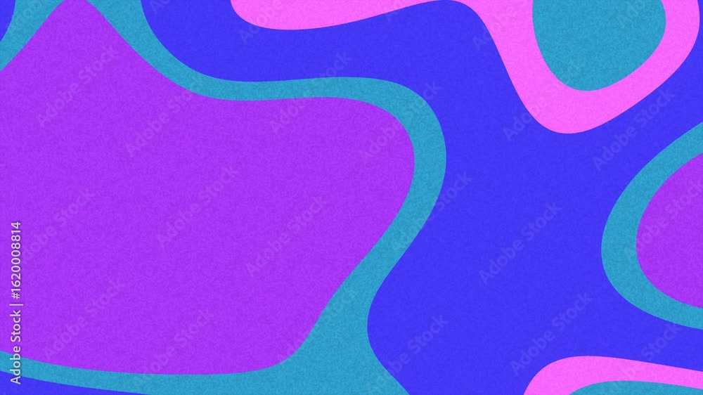 Poster abstracts liquid noise_ retro groovy background animation with organic shapes and vibrant colors pro