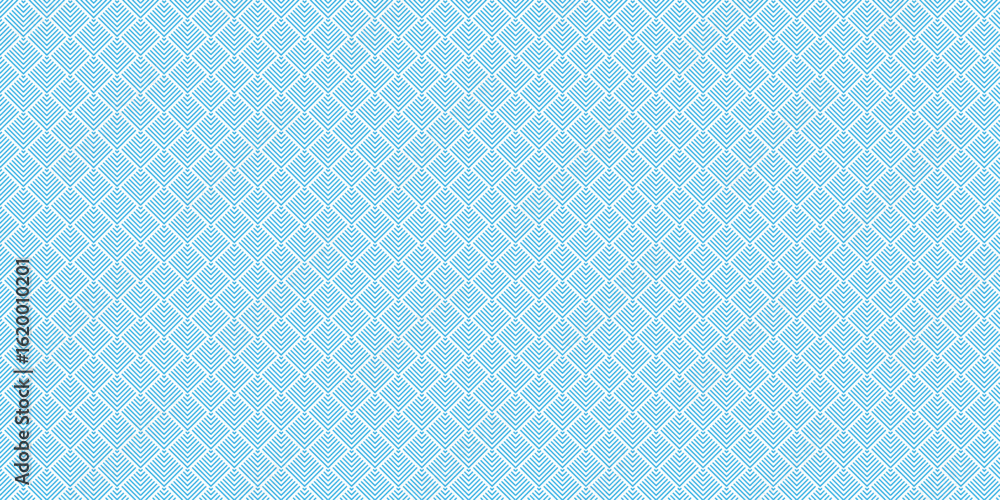 Aufkleber abstract overlapping vector blue gradient pattern grid metal lines fabric square background. seamles