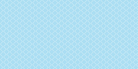 Abstract overlapping vector blue gradient Pattern grid metal lines fabric square background. seamless fabric geomatics overlapping create retro line pattern design.	
