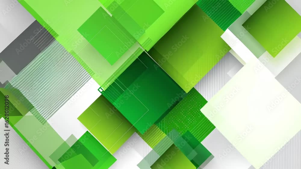 Poster dynamic green abstract shapes in motion showcasing modern graphic design elements and textures for c