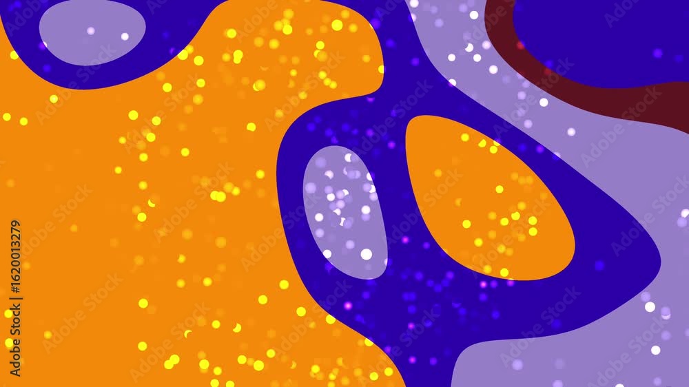 Poster abstracts liquid particles dynamic abstract background animation featuring fluid shapes, vibrant col
