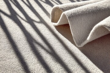 Light beige carpet texture with dramatic shadows