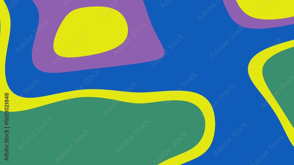 Poster abstracts liquid dynamic abstract animation with fluid color transitions and organic shapes creates 
