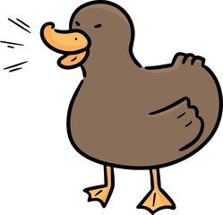 Illustration of duck
