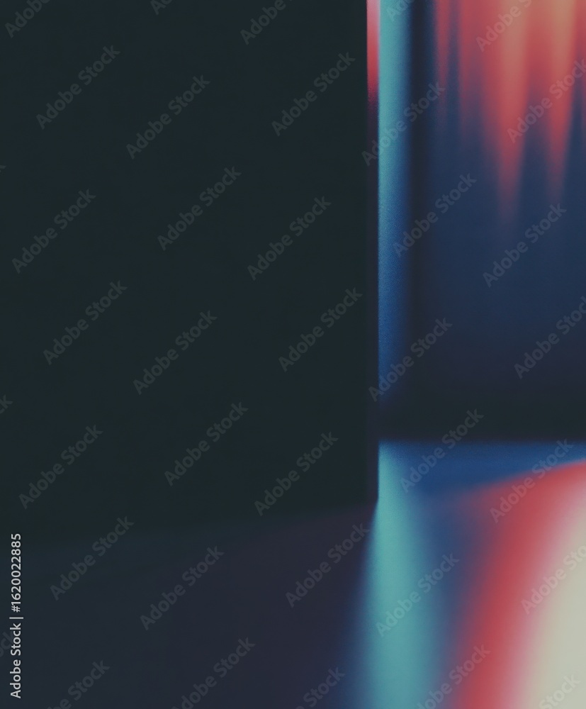 Poster abstract dark background with blurred iridescent light leaks. modern motion blur effect for copy spa