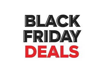 Black Friday Deals Text Graphic sale discount