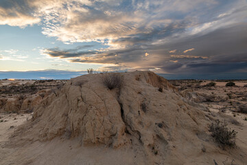 Clouds over Lake Mungo National Park