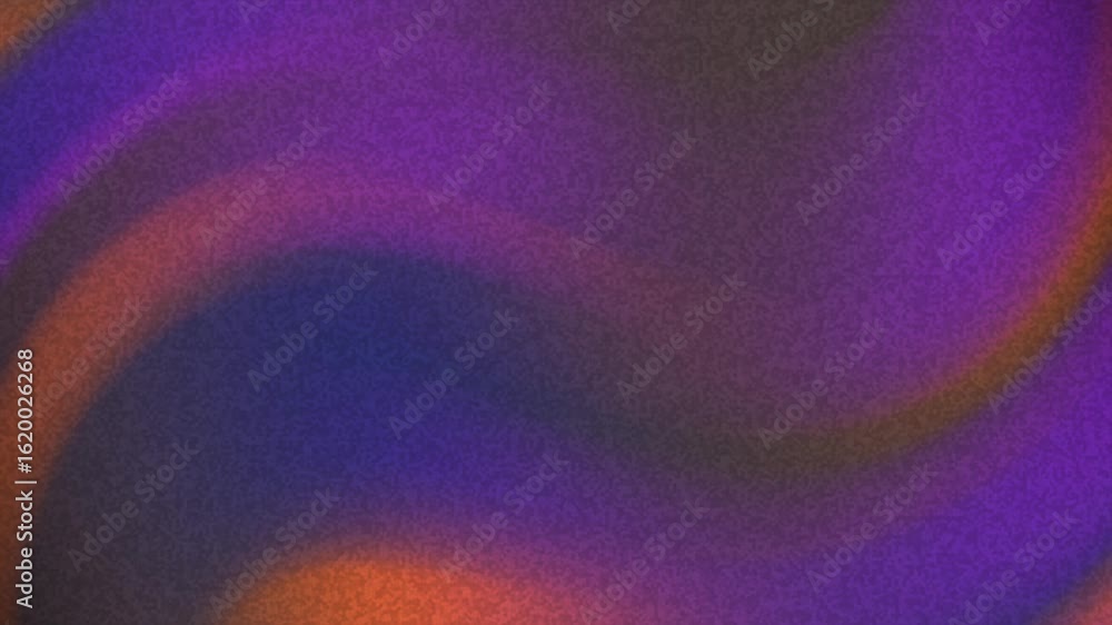 Poster abstracts noise_ abstract textured purple and orange gradient animation with subtle noise creating a