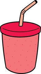 Illustration of frapped beverage
