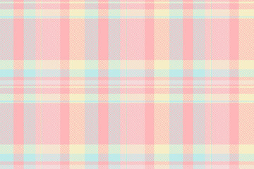 Geometrical fabric textile tartan, sparse texture seamless plaid. Anniversary check pattern vector background in light color.