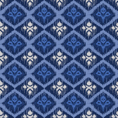 Seamless pattern,  ethnic background, fabric traditional, motif ornament, ikat pattern, seamless geometric, doodles line, geometric and tribal-inspired, freehand drawing design, handmade texttile. 