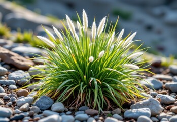 alpine grasses are hardy and flexible with deep roots that anchor them in rocky soils and withstand freezing winters in mountain regions.