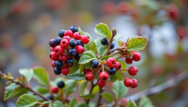 high elevation wild berries such as crowberry and bilberry grow in cold environments providing food for wildlife.