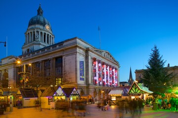 Council House And Christmas Market