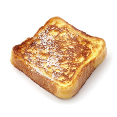 Golden French Toast with Powdered Sugar