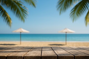 Fototapeta premium Tropical beach paradise view.