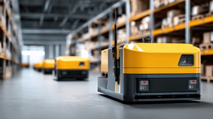 Advanced Automated Warehouse Robots Enhancing Logistics Efficiency in Modern Warehousing
