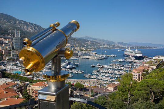 View of Harbour, Monaco, Mediterranean
