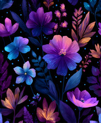 picture of purple flowers