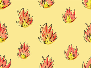 fire pattern hand drawn.eps