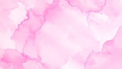Delicate, pastel pink watercolor washes