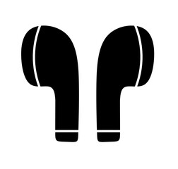 earbuds icon vector with trendy design