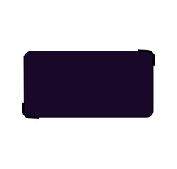 royal banner label on white background