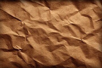 Brown corrugated cardboard. Generative AI