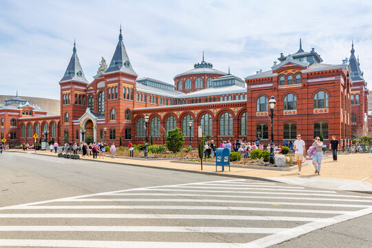 View of Smithsonian Castle, Washington D.C.