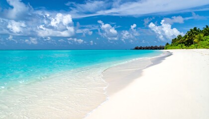 Fototapeta premium Tropical paradise beach scene (3)