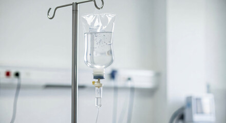 Intravenous Drip: Medical Treatment in a Sterile Hospital Environment
