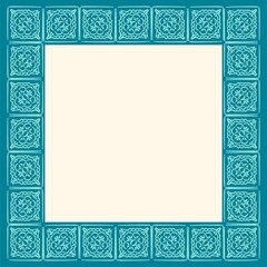 Cute, cartoonish pre-made background in bright colors. Modern abstract flat illustration for cards, posters, design