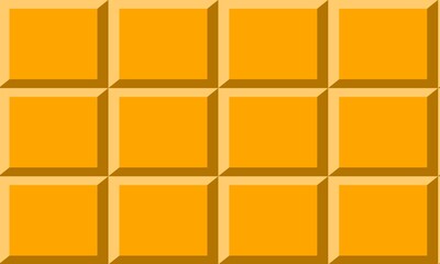 3D Orange Block Tile Pattern – Seamless Geometric Background in Warm Gradient Tones