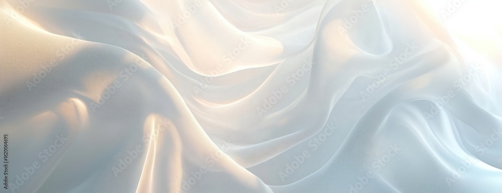 Poster white and light grey background with soft abstract lines and curves ethereal elegant flowing.