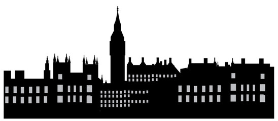 Obraz premium vector illustration urban city scape