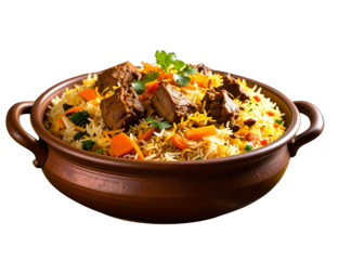 Indian Mutton Biryani - Authentic Clay Pot Recipe _ Generated By Adobe Firefly