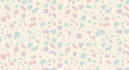 Terrazzo background pattern pastel texture surface design mosaic decorative stone abstract seamless tile 100