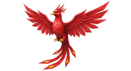 Isolated Geometric Phoenix