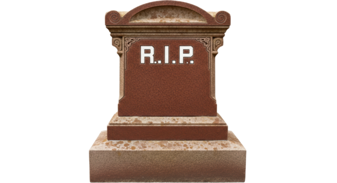 Isolated Tombstone