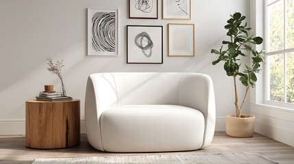 Modern and luxury living room with beautiful colour texture