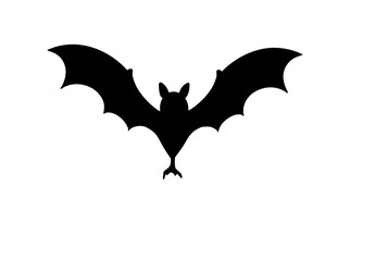 Halloween bat silhouette collection